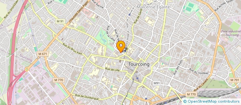 localisation de l'entreprise SOCIETE CIVILE IMMOBILIERE J.N  TOURCOING