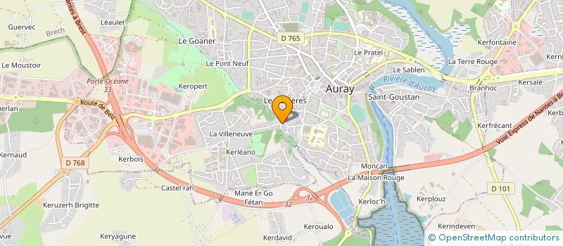 localisation de l'entreprise SOCIETE CIVILE IMMOBILIERE J.P.S à AURAY