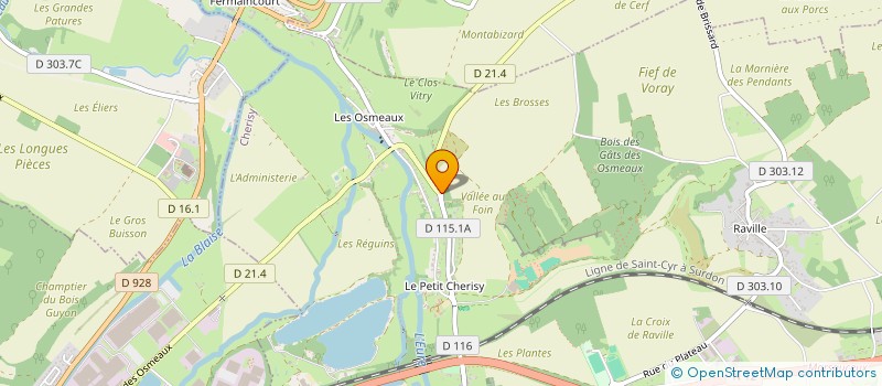localisation de l'entreprise SOCIETE CIVILE IMMOBILIERE J.R.J. à CHERISY