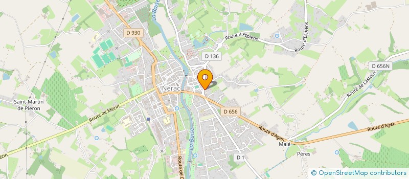 localisation de l'entreprise SOCIETE CIVILE IMMOBILIERE JAAZ  NERAC