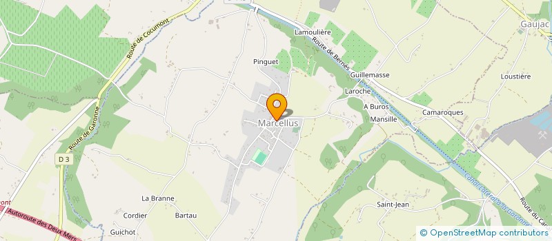 localisation de l'entreprise SOCIETE CIVILE IMMOBILIERE JACQUELIN  MARCELLUS