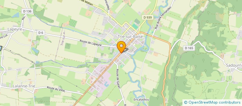 localisation de l'entreprise SOCIETE CIVILE IMMOBILIERE JAGERE  TRIE-SUR-BAISE