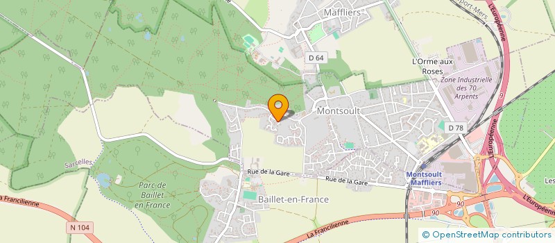 localisation de l'entreprise SOCIETE CIVILE IMMOBILIERE JAMIPA  MONTSOULT