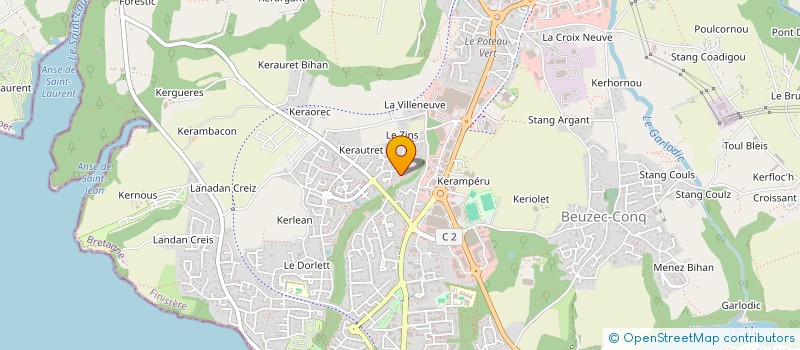 localisation de l'entreprise SOCIETE CIVILE IMMOBILIERE JANMY  CONCARNEAU