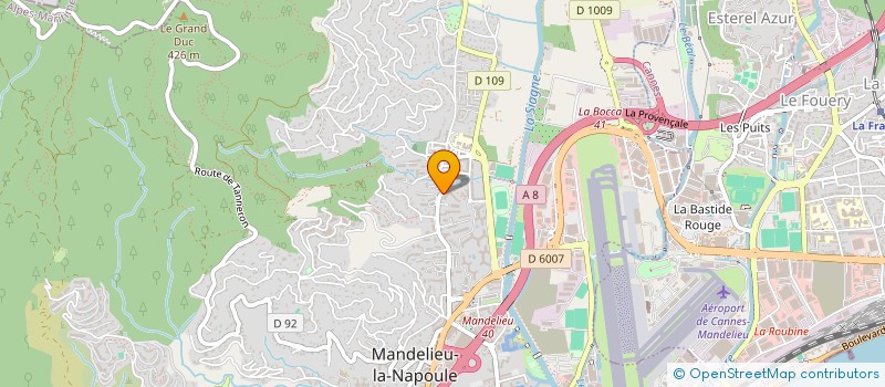 localisation de l'entreprise SOCIETE CIVILE IMMOBILIERE JAPART à MANDELIEU-LA-NAPOULE