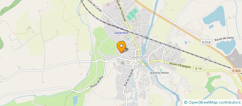 localisation de l'entreprise SOCIETE CIVILE IMMOBILIERE JARPY à SAVERDUN