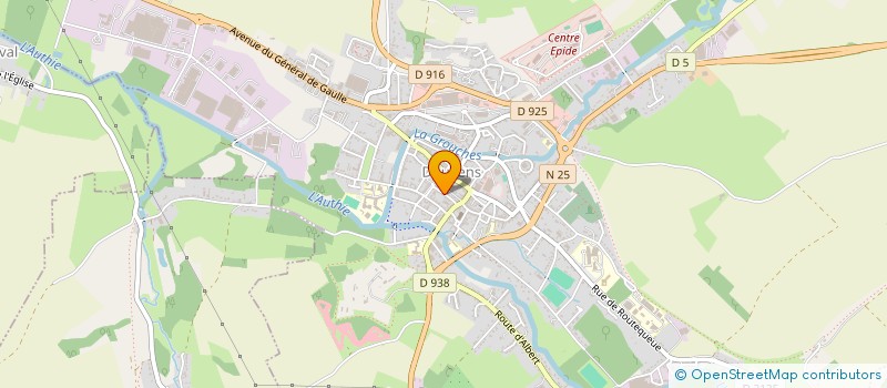 localisation de l'entreprise SOCIETE CIVILE IMMOBILIERE JAULAC  DOULLENS