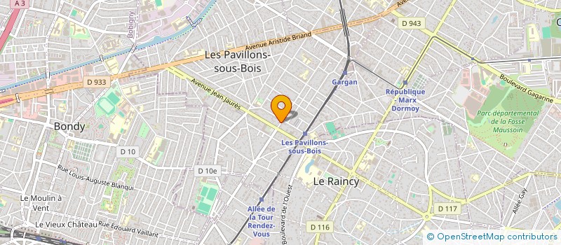localisation de l'entreprise SOCIETE CIVILE IMMOBILIERE JB INVESTMENT à LES PAVILLONS-SOUS-BOIS