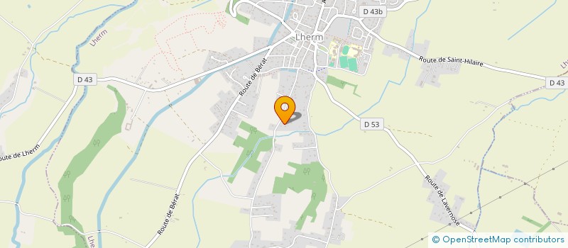 localisation de l'entreprise SOCIETE CIVILE IMMOBILIERE JC2M PAR ABREVIATION SCI JC2M  LHERM
