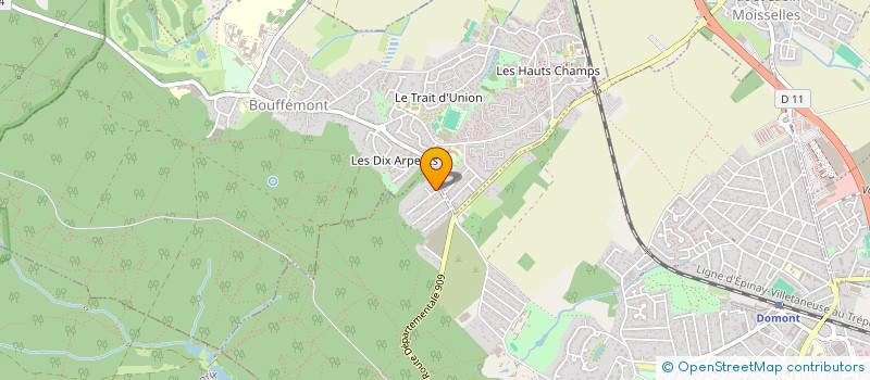 localisation de l'entreprise SOCIETE CIVILE IMMOBILIERE JCI  DOMONT