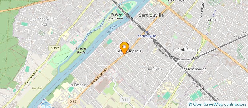 localisation de l'entreprise SOCIETE CIVILE IMMOBILIERE JE.RE.MI  SARTROUVILLE