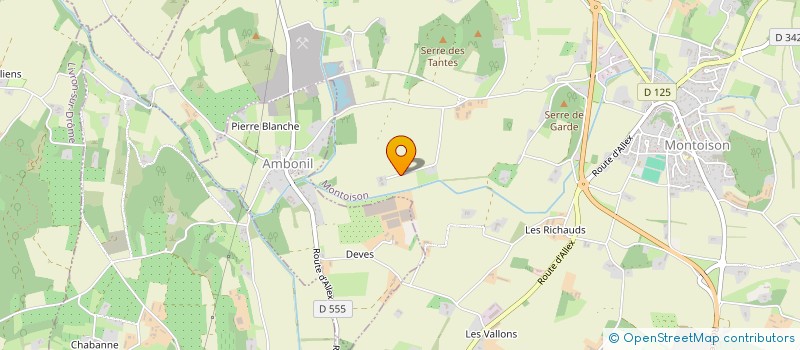 localisation de l'entreprise SOCIETE CIVILE IMMOBILIERE JEAM  MONTOISON