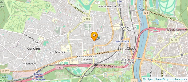 localisation de l'entreprise SOCIETE CIVILE IMMOBILIERE JEAN BONAL  SAINT-CLOUD