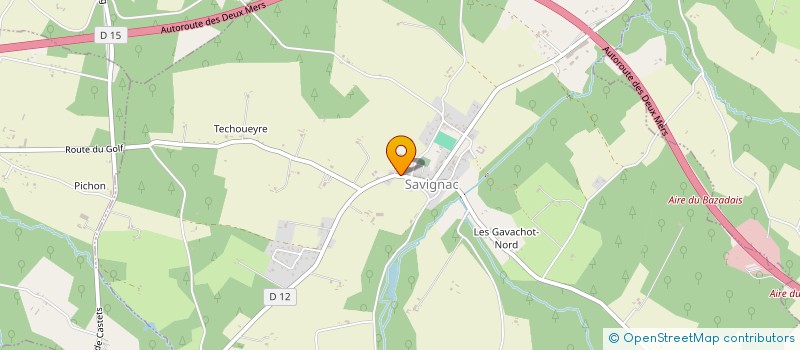 localisation de l'entreprise SOCIETE CIVILE IMMOBILIERE JEAN DE TROP  SAVIGNAC