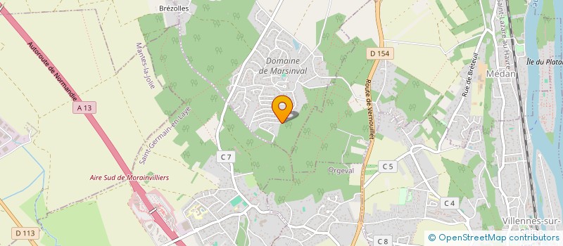 localisation de l'entreprise SOCIETE CIVILE IMMOBILIERE JEAN GIROU à VERNOUILLET