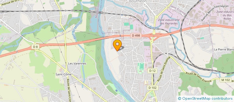 localisation de l'entreprise SOCIETE CIVILE IMMOBILIERE JEAN MOULIN D'INVESTISSEMENT  SAINT-JUST-SAINT-RAMBERT