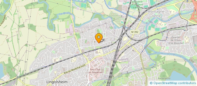 localisation de l'entreprise SOCIETE CIVILE IMMOBILIERE JEDIDJA  LINGOLSHEIM