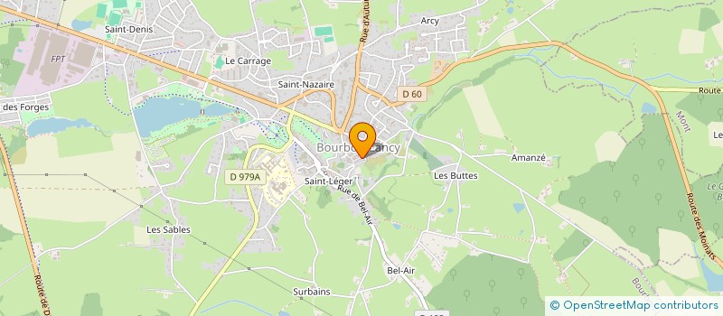 localisation de l'entreprise SOCIETE CIVILE IMMOBILIERE JEMAST  BOURBON-LANCY