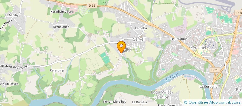 localisation de l'entreprise SOCIETE CIVILE IMMOBILIERE JEMM  PLOULEC'H