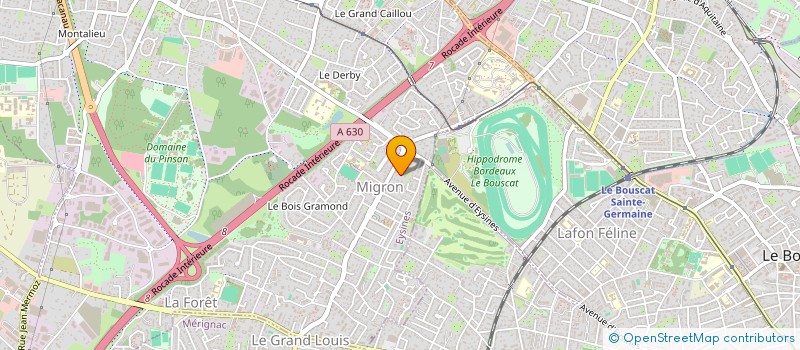 localisation de l'entreprise SOCIETE CIVILE IMMOBILIERE JEVI  EYSINES