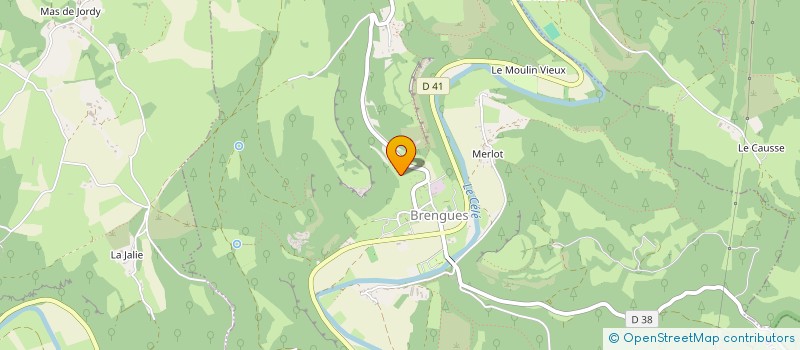 localisation de l'entreprise SOCIETE CIVILE IMMOBILIERE JEY CAMP  BRENGUES