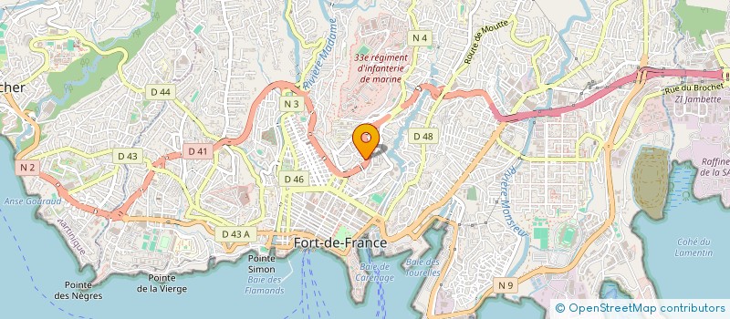 localisation de l'entreprise SOCIETE CIVILE IMMOBILIERE JF BEL HORIZON à FORT-DE-FRANCE