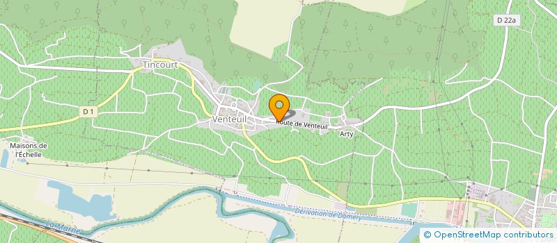 localisation de l'entreprise SOCIETE CIVILE IMMOBILIERE JFGB  VENTEUIL