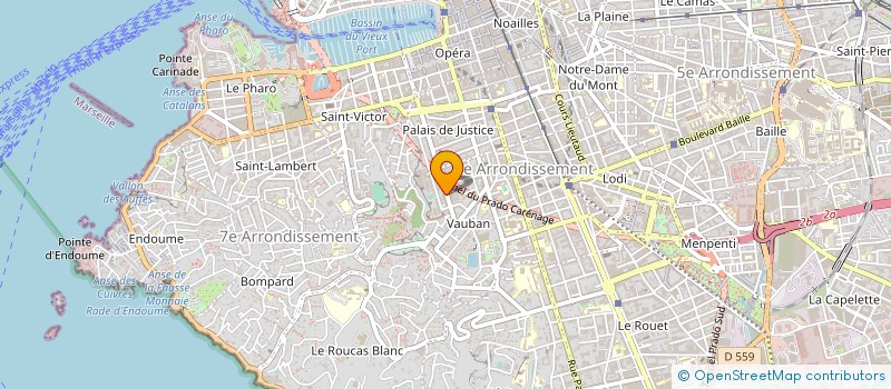 localisation de l'entreprise SOCIETE CIVILE IMMOBILIERE JIR13 à MARSEILLE
