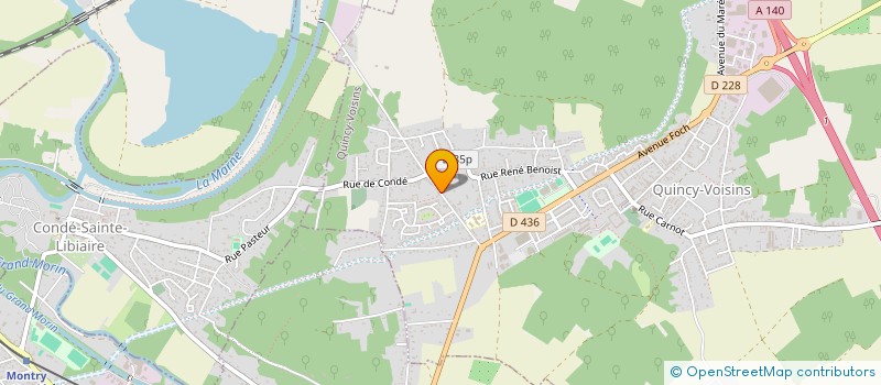 localisation de l'entreprise SOCIETE CIVILE IMMOBILIERE JK  QUINCY-VOISINS