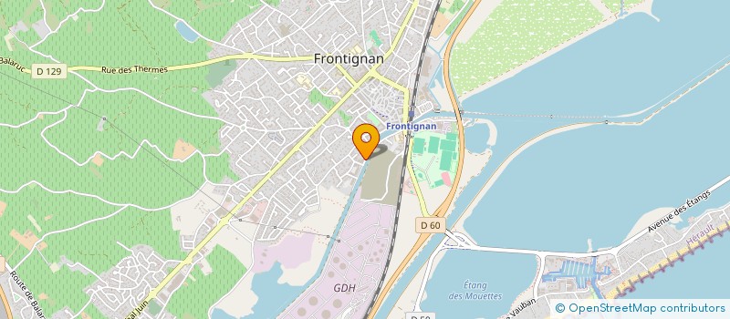 localisation de l'entreprise SOCIETE CIVILE IMMOBILIERE JKF à FRONTIGNAN