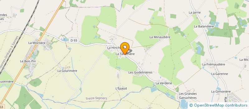localisation de l'entreprise SOCIETE CIVILE IMMOBILIERE JLBR à TREIZE-SEPTIERS
