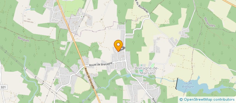 localisation de l'entreprise SOCIETE CIVILE IMMOBILIERE JLC  BRETAGNE-DE-MARSAN