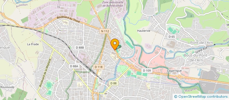 localisation de l'entreprise SOCIETE CIVILE IMMOBILIERE JLM  MAZAMET