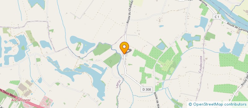 localisation de l'entreprise SOCIETE CIVILE IMMOBILIERE JM GRENOUILLA  CAUDECOSTE