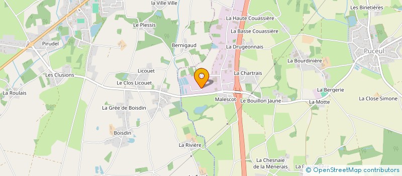 localisation de l'entreprise SOCIETE CIVILE IMMOBILIERE JMF  PUCEUL