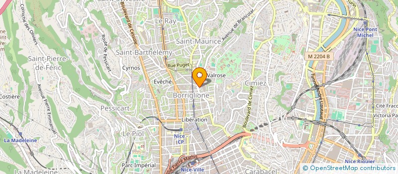 localisation de l'entreprise SOCIETE CIVILE IMMOBILIERE JMPB à NICE