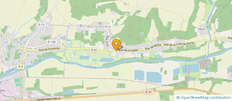 localisation de l'entreprise SOCIETE CIVILE IMMOBILIERE JNB  BERNY-RIVIERE