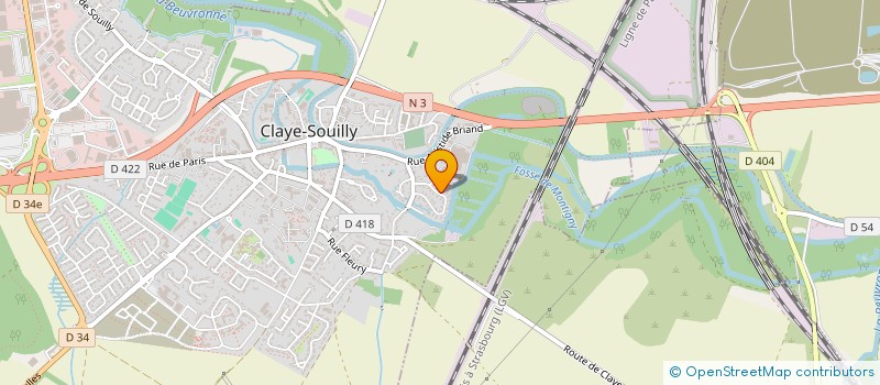 localisation de l'entreprise SOCIETE CIVILE IMMOBILIERE JNKE  CLAYE-SOUILLY