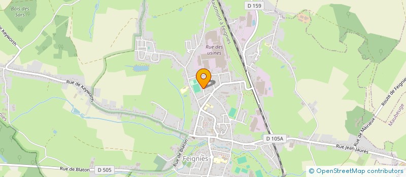 localisation de l'entreprise SOCIETE CIVILE IMMOBILIERE JNS  FEIGNIES
