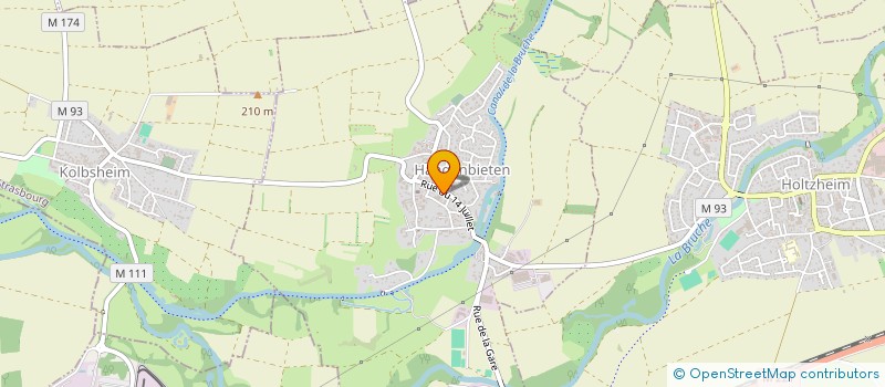 localisation de l'entreprise SOCIETE CIVILE IMMOBILIERE JO SANTE  HANGENBIETEN