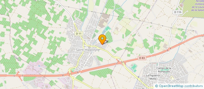 localisation de l'entreprise SOCIETE CIVILE IMMOBILIERE JOHANE  SAINT-HIPPOLYTE