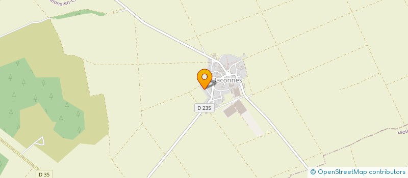 localisation de l'entreprise SOCIETE CIVILE IMMOBILIERE JOLY  BACONNES