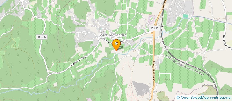 localisation de l'entreprise SOCIETE CIVILE IMMOBILIERE JONAGAM  SAINT-ALEXANDRE