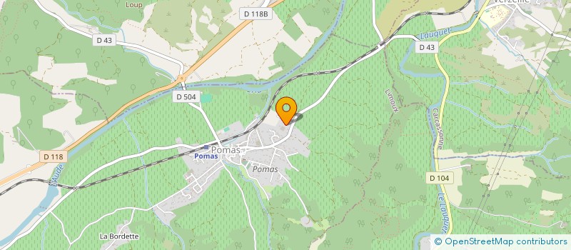 localisation de l'entreprise SOCIETE CIVILE IMMOBILIERE JONMEL  POMAS