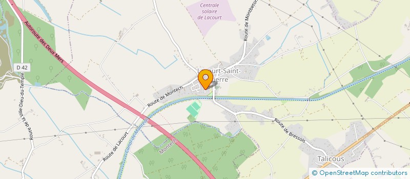 localisation de l'entreprise SOCIETE CIVILE IMMOBILIERE JOPATI  LACOURT-SAINT-PIERRE