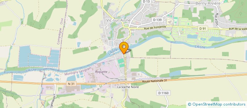 localisation de l'entreprise SOCIETE CIVILE IMMOBILIERE JORGIA  EN ABREGE  SCI JORGIA  VIC-SUR-AISNE