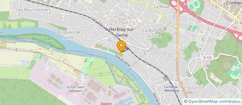 localisation de l'entreprise SOCIETE CIVILE IMMOBILIERE JOSEPH  HERBLAY-SUR-SEINE