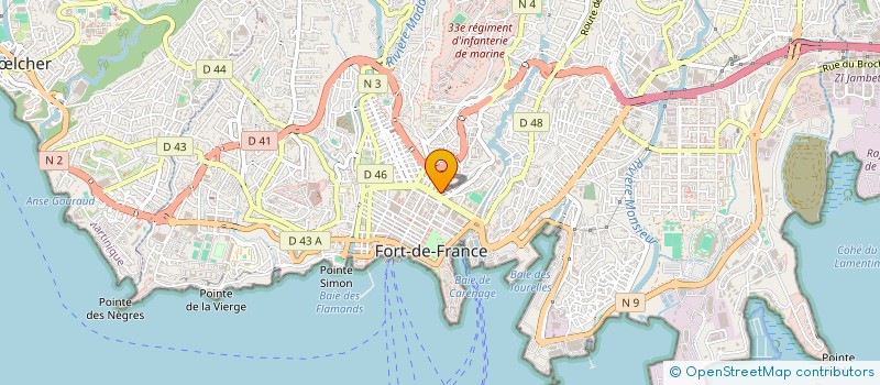 localisation de l'entreprise SOCIETE CIVILE IMMOBILIERE JOSSEAUD à FORT-DE-FRANCE
