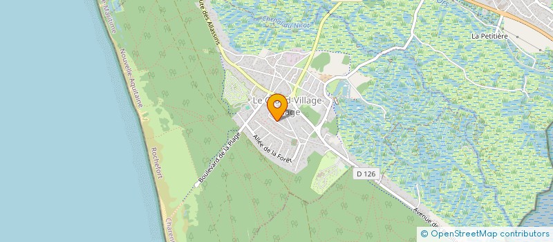 localisation de l'entreprise SOCIETE CIVILE IMMOBILIERE JOUARS  LE GRAND-VILLAGE-PLAGE