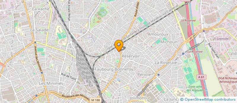 localisation de l'entreprise SOCIETE CIVILE IMMOBILIERE JOUAS ET PAR ABREVIATION SCI JOUAS à TOULOUSE